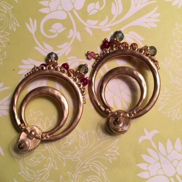 Chico’s Double Door Knocker Earrings - Picture 3 of 3